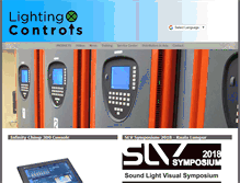 Tablet Screenshot of lightingcontrols.com.sg